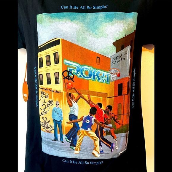 Rokit All So Simple T-shirt Sz S - Picture 2 of 3